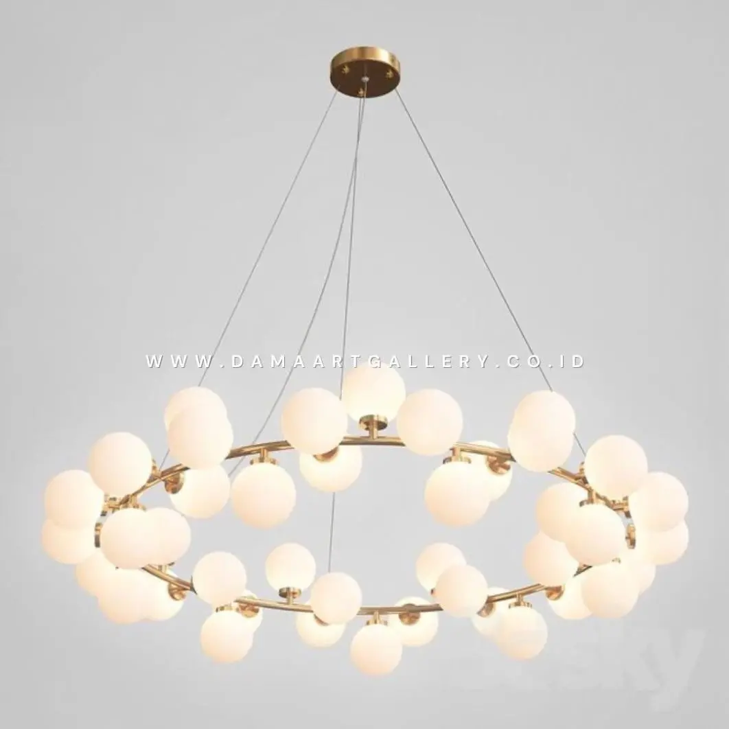 Lampu Gantung Chandelier Tembaga Kuningan